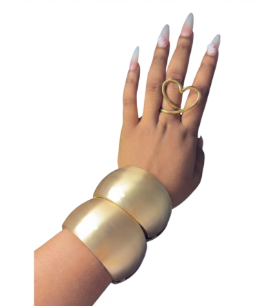 AVA Bangle & Heart Ring