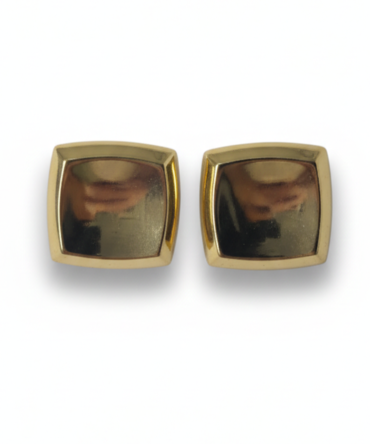Square Gold Earrings