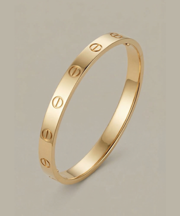 Gold C Bracelet