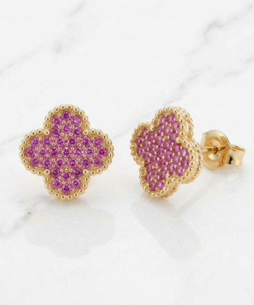 Glitter Stud Pink