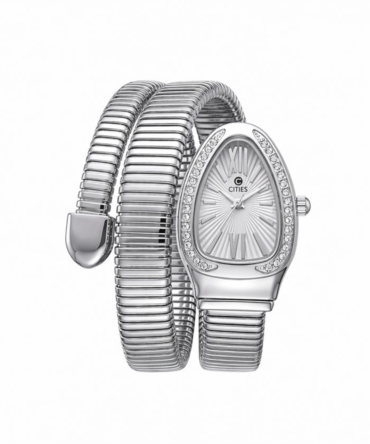 Silver Wrap Watch